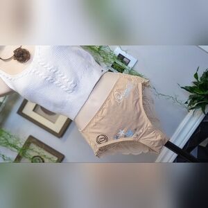 Ocean Drip Hibiscus & Starfish Panties XL NEW